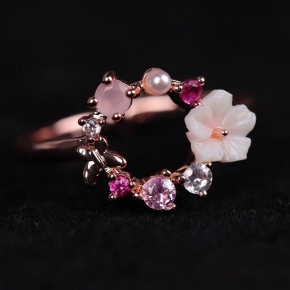 Sterling Silver & S925 Creative Flower ๐ธ Ring - Picture 4 of 6